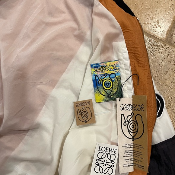 Loewe Industrial Color-Block Technical Nylon Bomber Jacket - Picture 6 of 13